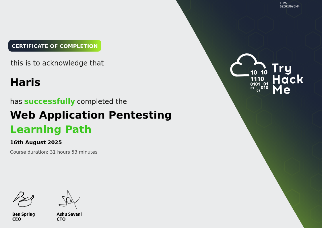Web Application Pentesting