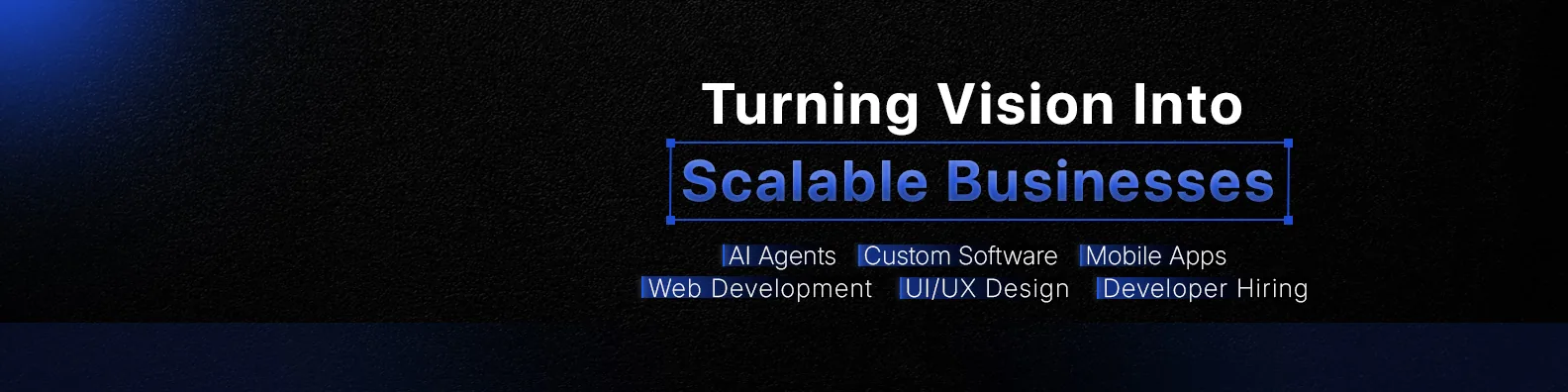 ITovio services by Muhammad Haris — AI agents, custom software, mobile apps, web development, UI/UX and developer hiring